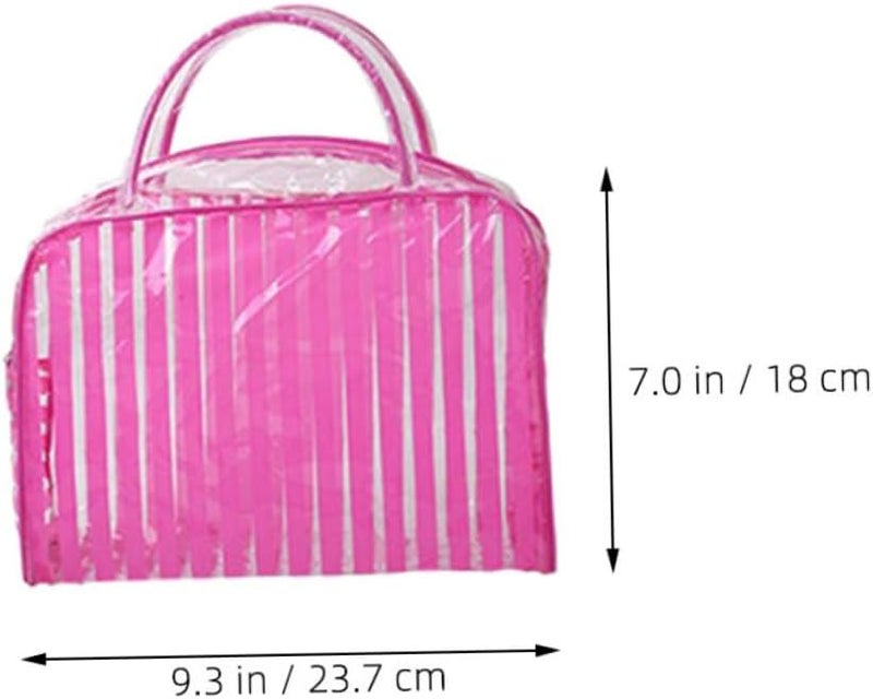 3pcs PVC Travel Toiletry Bag for Women Waterproof Cosmetic Makeup Organizer Portable - Image 2